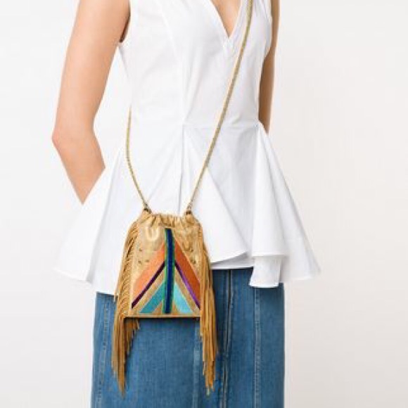 NEW Jerome Dreyfus Gary Peace Style fringe bag - Picture 3 of 8